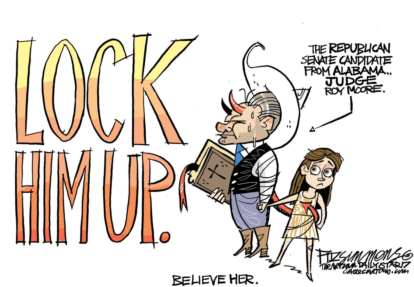 Daily Fitz Cartoon: Roy Moore